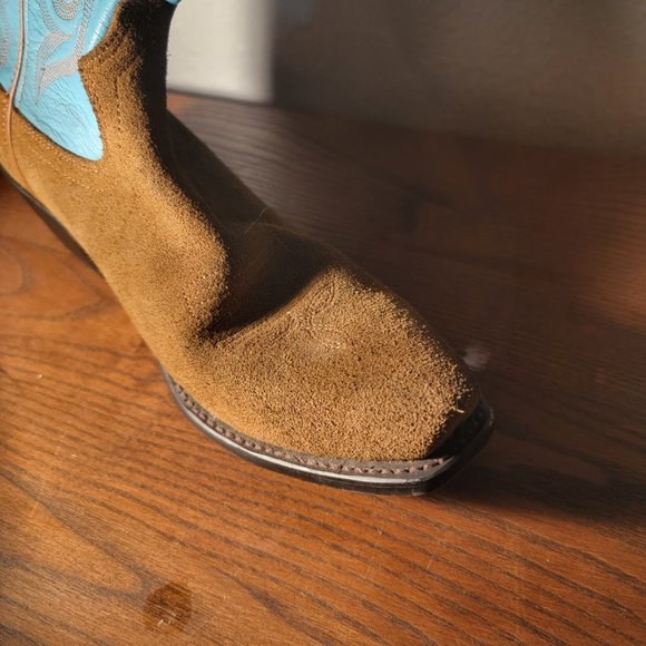 Durango Turqous vintage Cowboy boots 9.5 - Picture 11 of 11